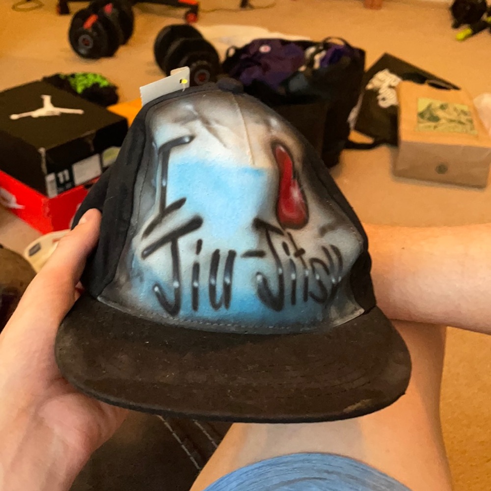 If you like vintage spray painted caps